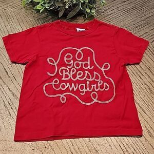 God Blrss Cowgirls t shirt size XS girls